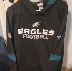 Philadelphia Eagles officially licensed Reebok NFL sideline hoodie. 2XL